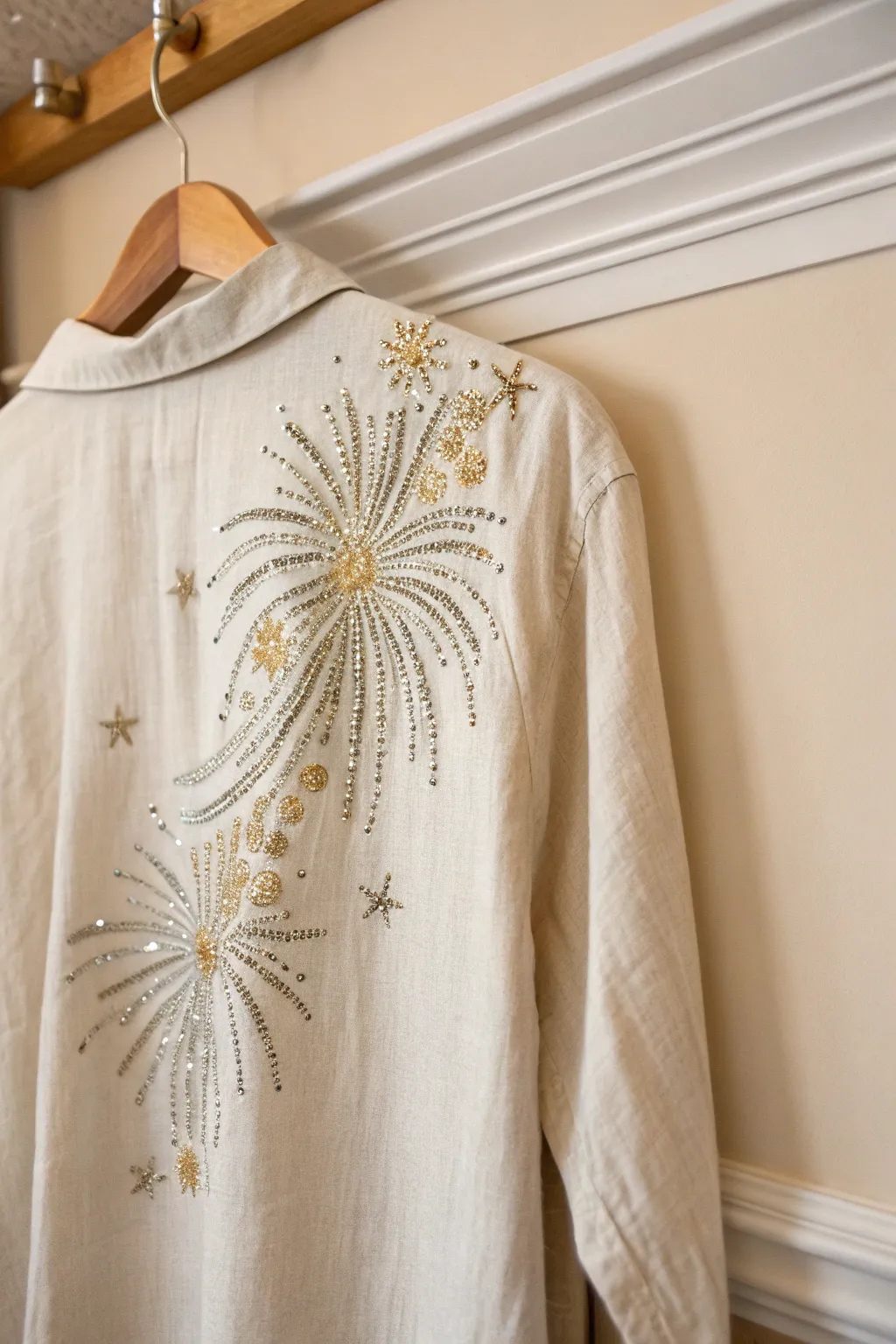 Add a touch of sparkle to your school days with a chic glitter explosion design, perfect for those who love minimalist elegance with a hint of Boho flair.