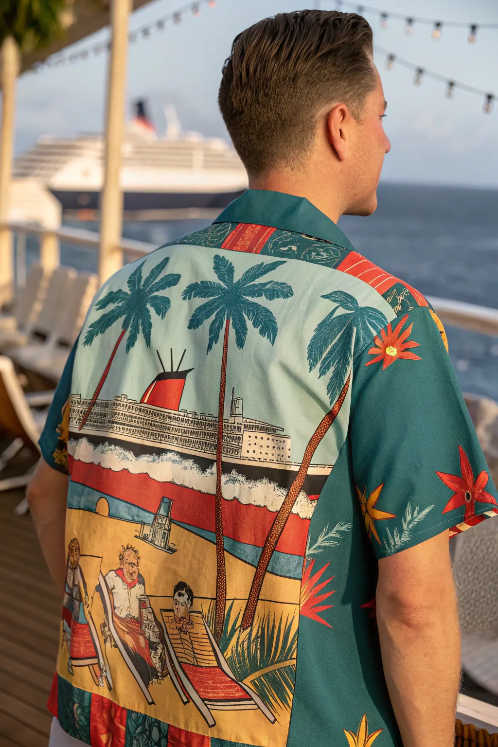 Retro designs bring a nostalgic flair to your 60th birthday cruise.
