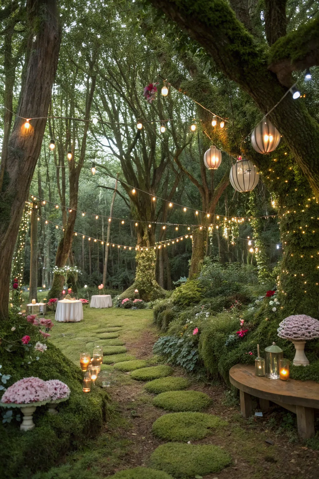 Transform your venue into a mystical enchanted forest.