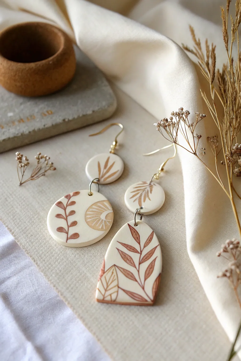 Embrace your creativity with custom polymer clay jewelry – where minimalist elegance meets boho charm.