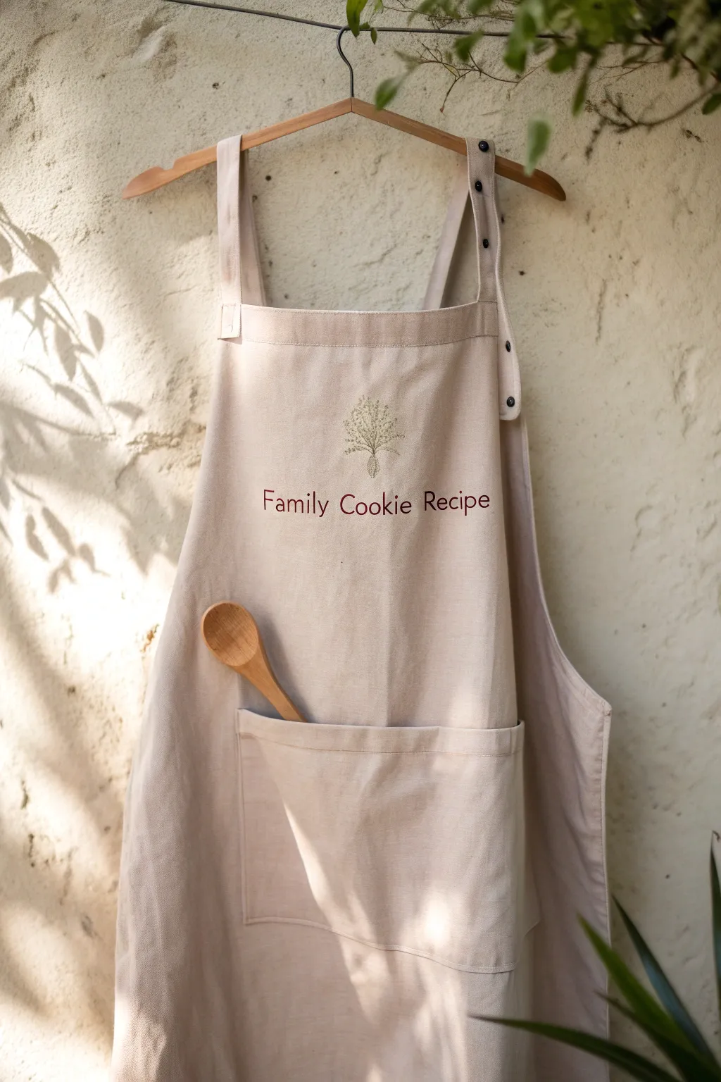 Wrap yourself in family traditions with this recipe-printed apron, where cherished memories blend with timeless style.
