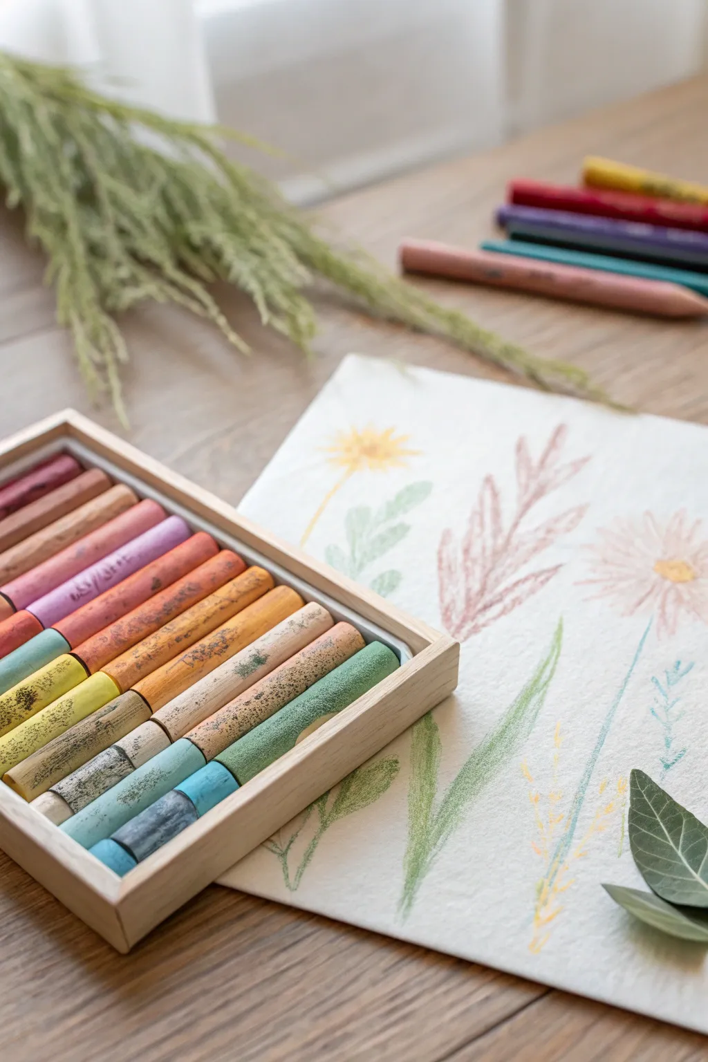 Unleash your emotions with every stroke of color. Dive into the art of abstract expression with oil pastels.