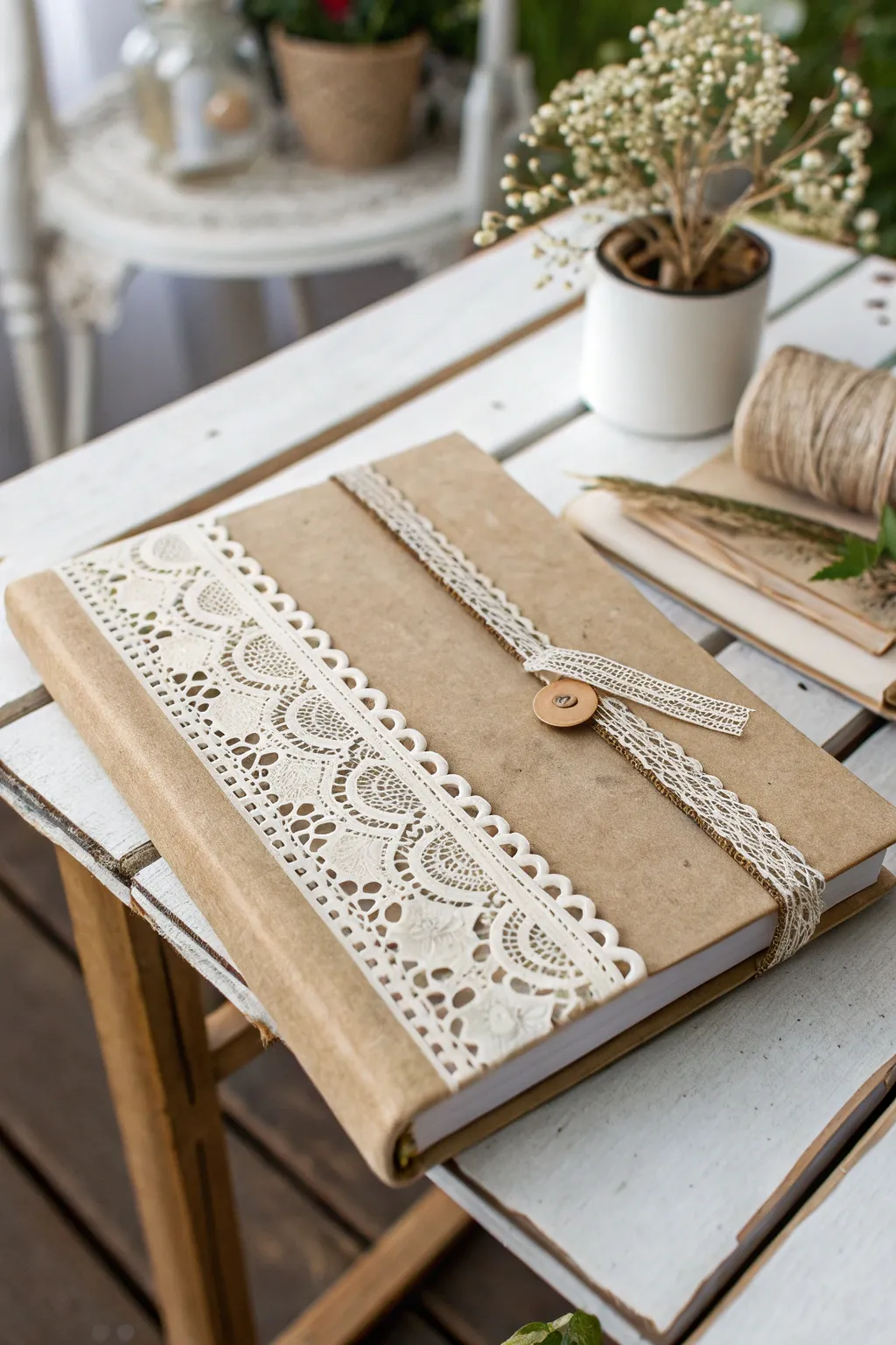 Capture the essence of yesteryears with a vintage-inspired art journal cover.
