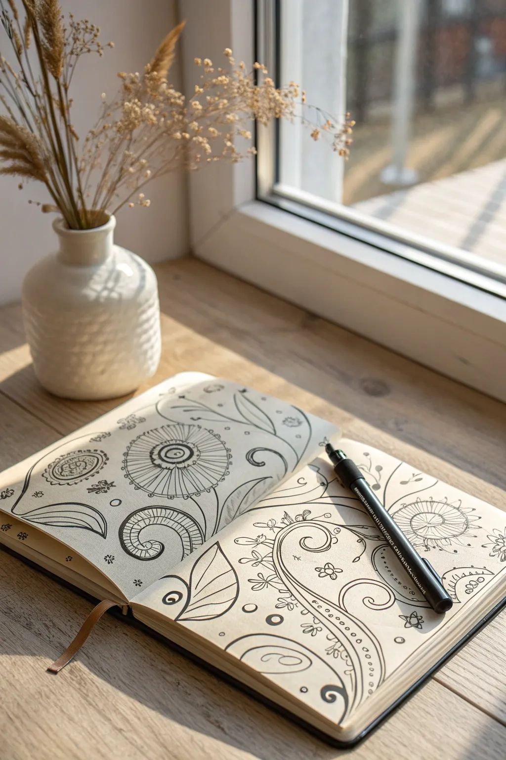 Let your creativity flow with the simplicity of doodle art.