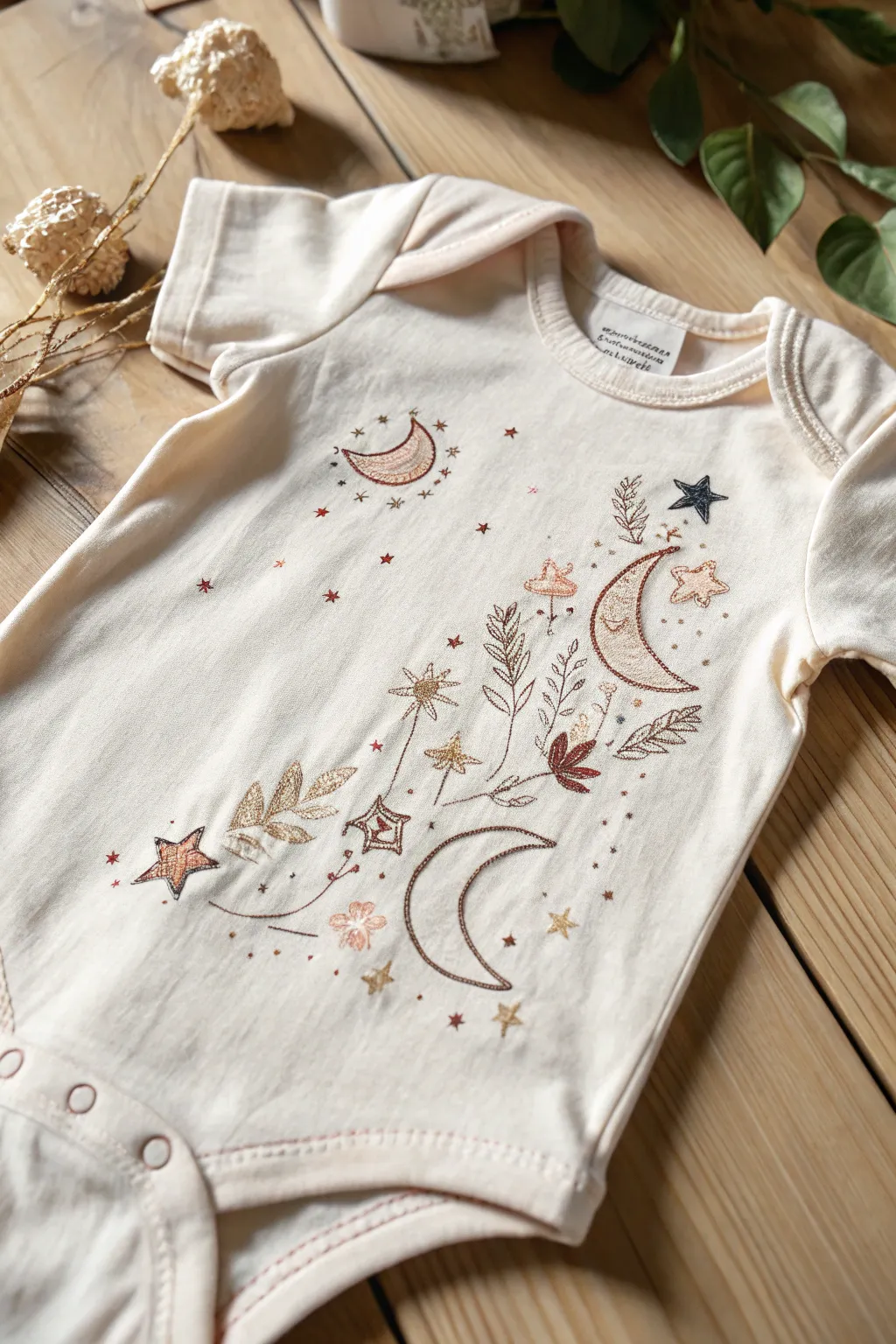 Explore the Cosmos with this Dreamy Celestial Onesie – Where Minimalism Meets Magic ✨