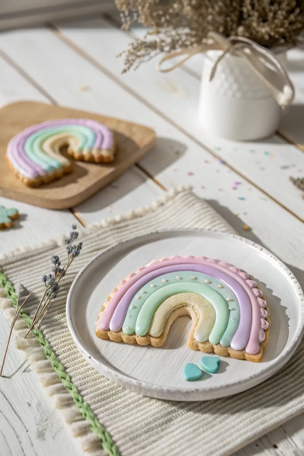 Indulge in the sweet simplicity of rainbow dreams.