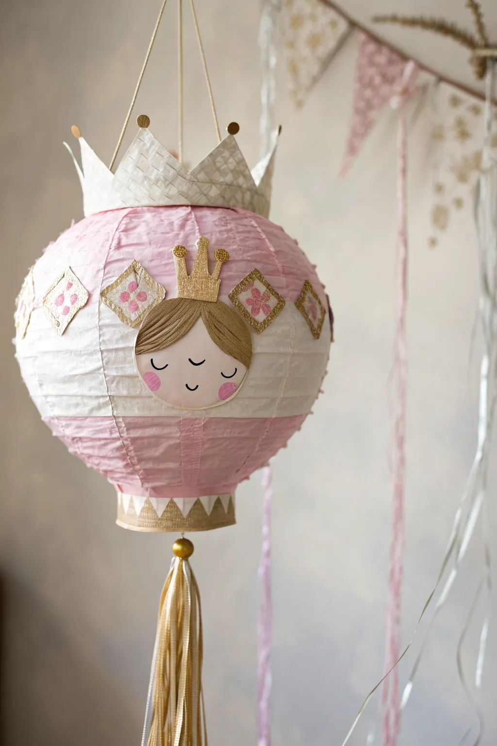 Enchant your party with this charming princess pinata—where minimalism meets magic!