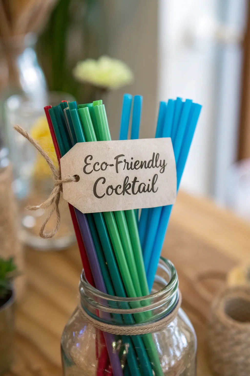 Sip sustainably: Elevate your bar-in-a-jar experience with eco-friendly elegance.