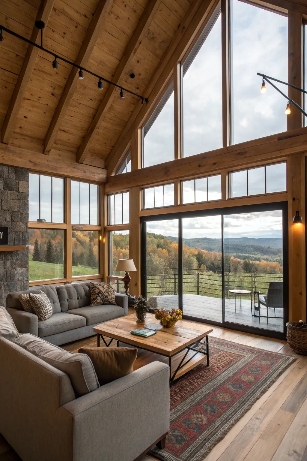 A loft that blends luxury with barn charm.