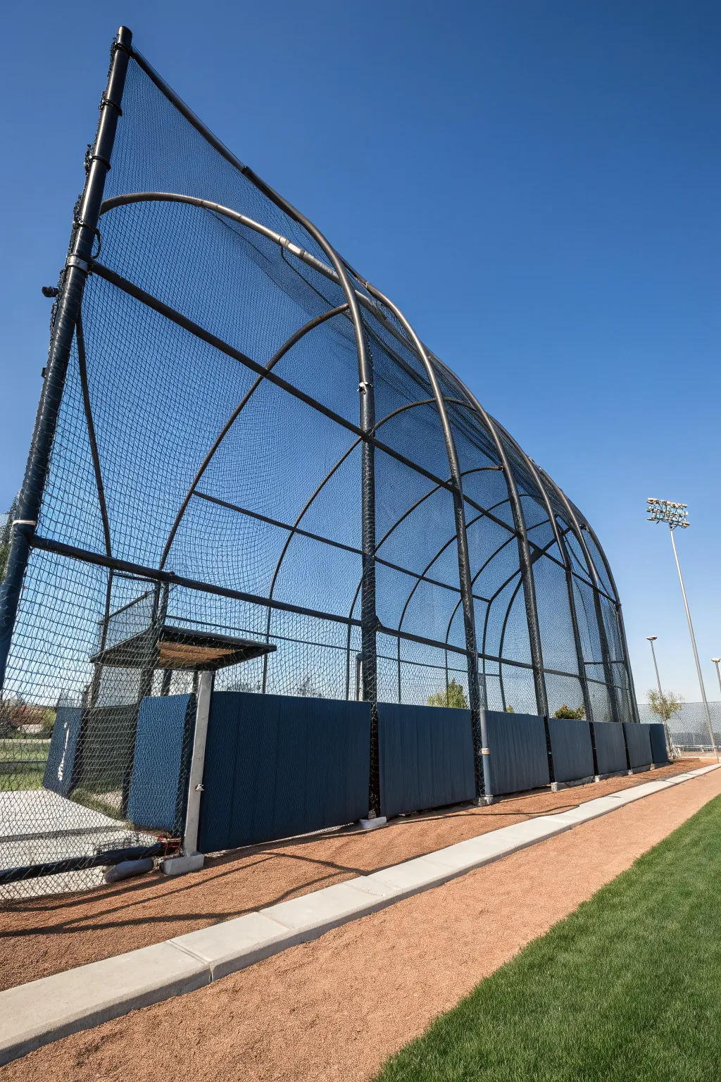 Elevate your game with a backstop that blends style and strength.