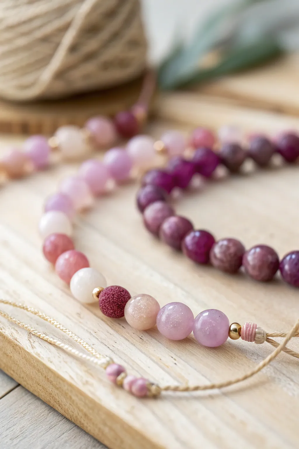 Embrace subtle elegance with this ombre beaded bracelet, where simplicity meets sophistication in every hue.