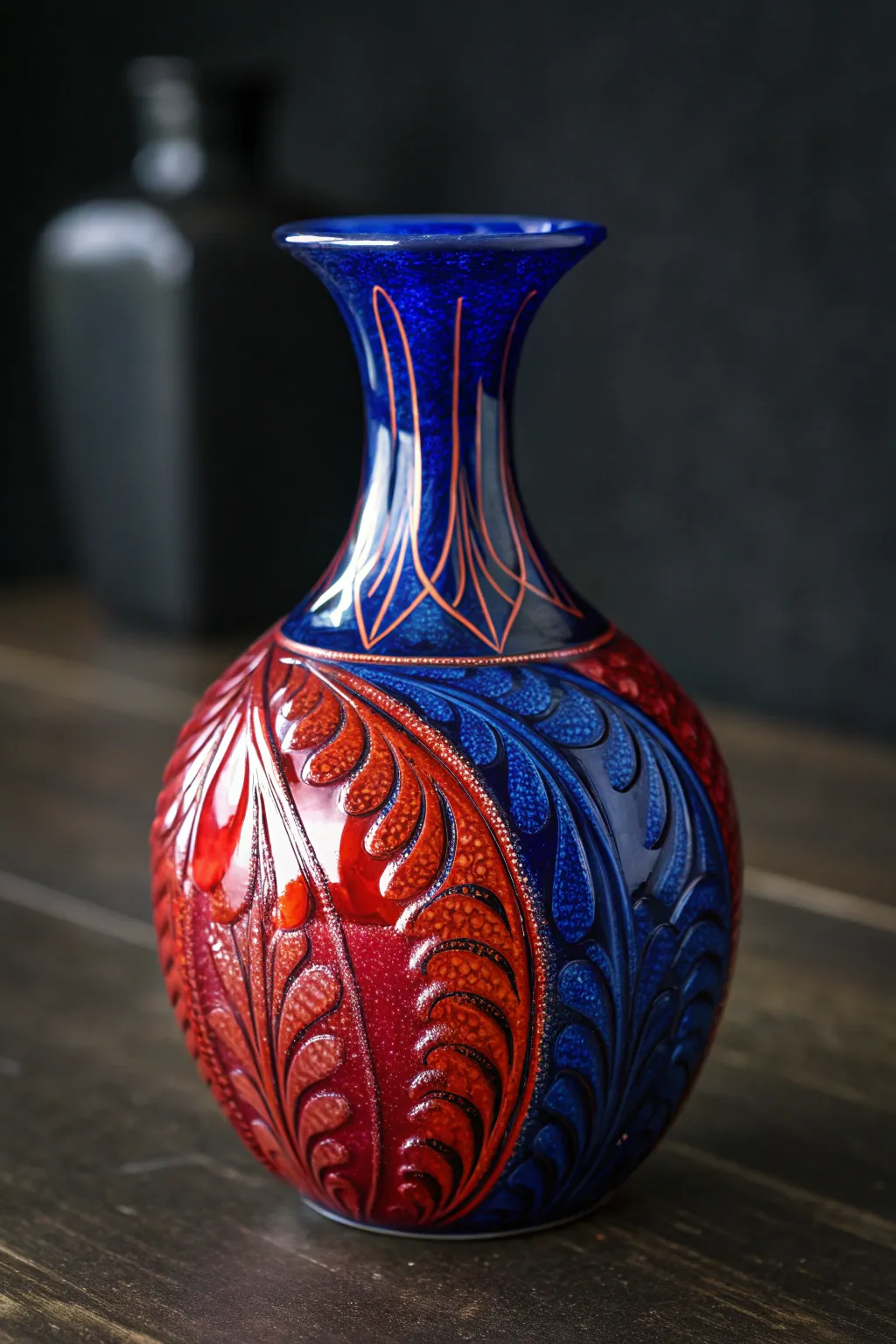 Discover the artistry of glass blowing with this stunning small vase, a perfect blend of form and function for beginners.