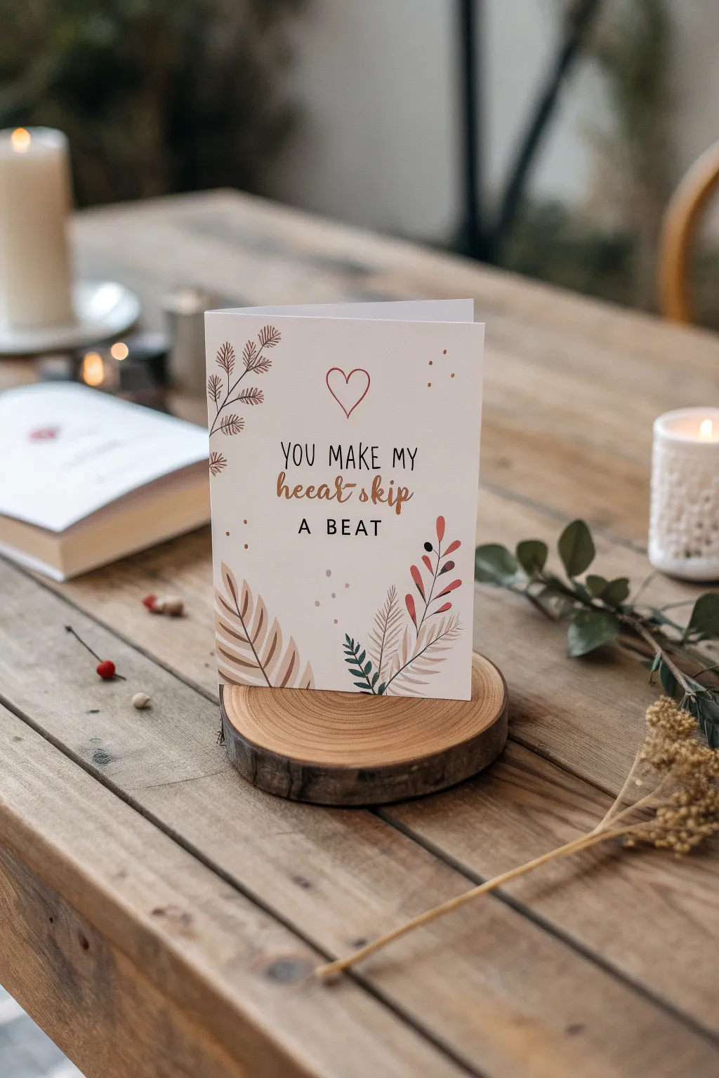 Crafted with love and wit – a birthday card that speaks from the heart.