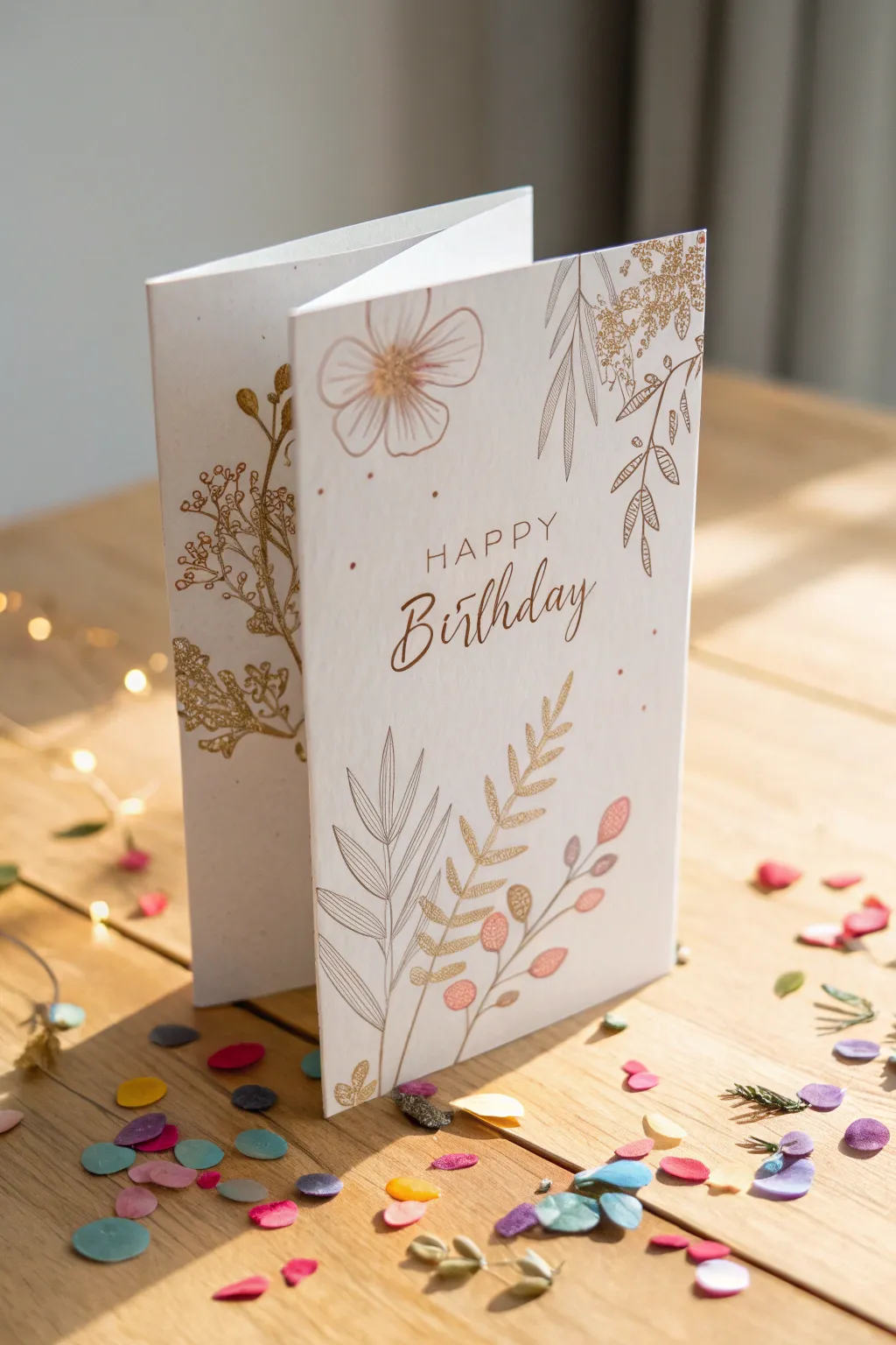 Celebrate with a burst of color and simplicity - the perfect birthday card for your sister!