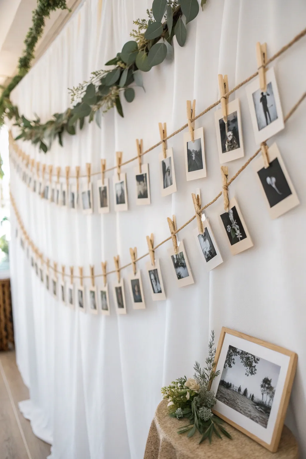 Walk Down Memory Lane: Celebrate your life with a photo for each year, elegantly displayed.