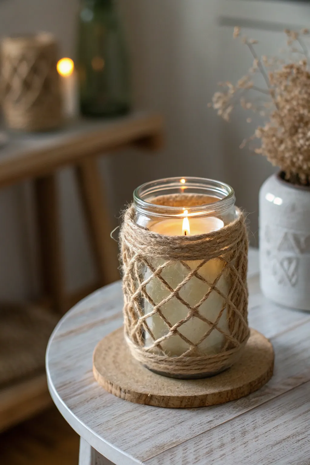 Elevate your evenings with the magical glow of rustic candle holders. Simple, natural, and beautifully boho.