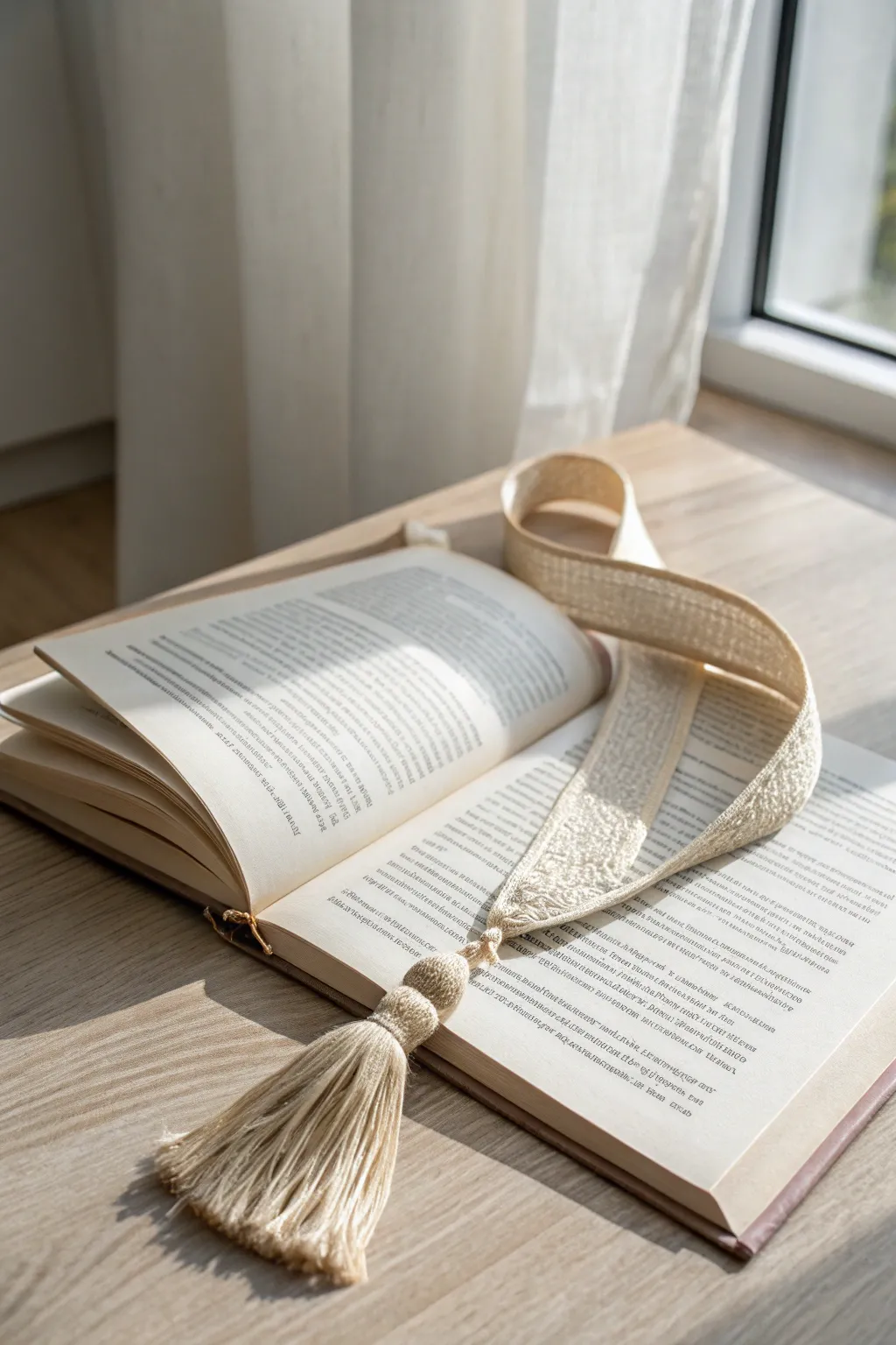Bring a touch of boho elegance to your reading nook with a beautifully crafted tassel bookmark.