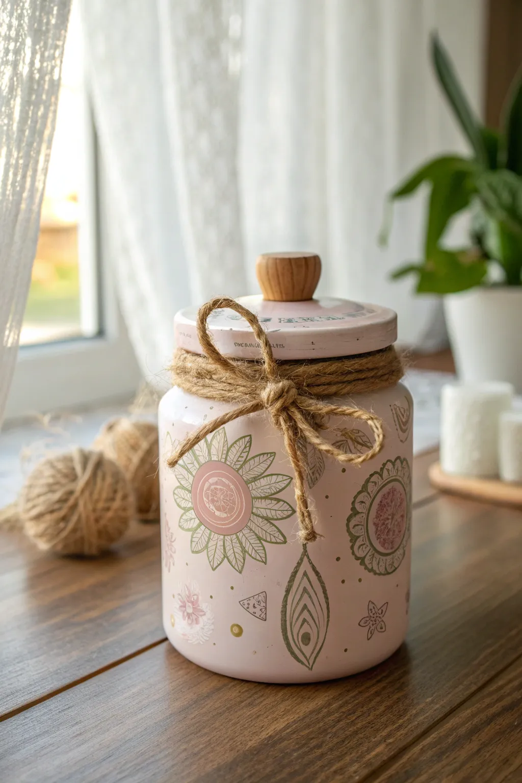 Transform old jars into charming candy holders with a boho twist—eco-friendly and stylish!