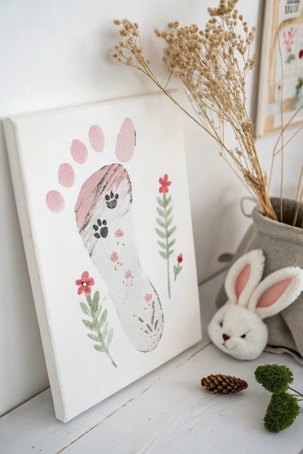 Transform tiny footprints into a magical animal parade, bringing joy and imagination to your child's room.