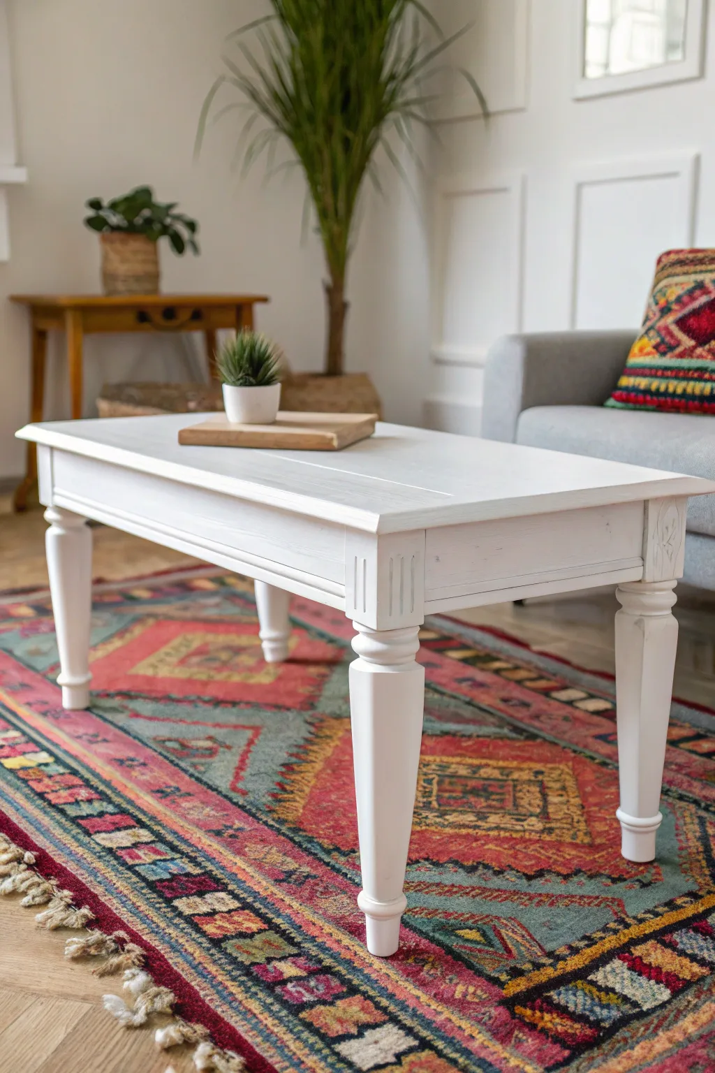 Transform your space with a touch of chalk paint elegance. #ScandiBohoVibes