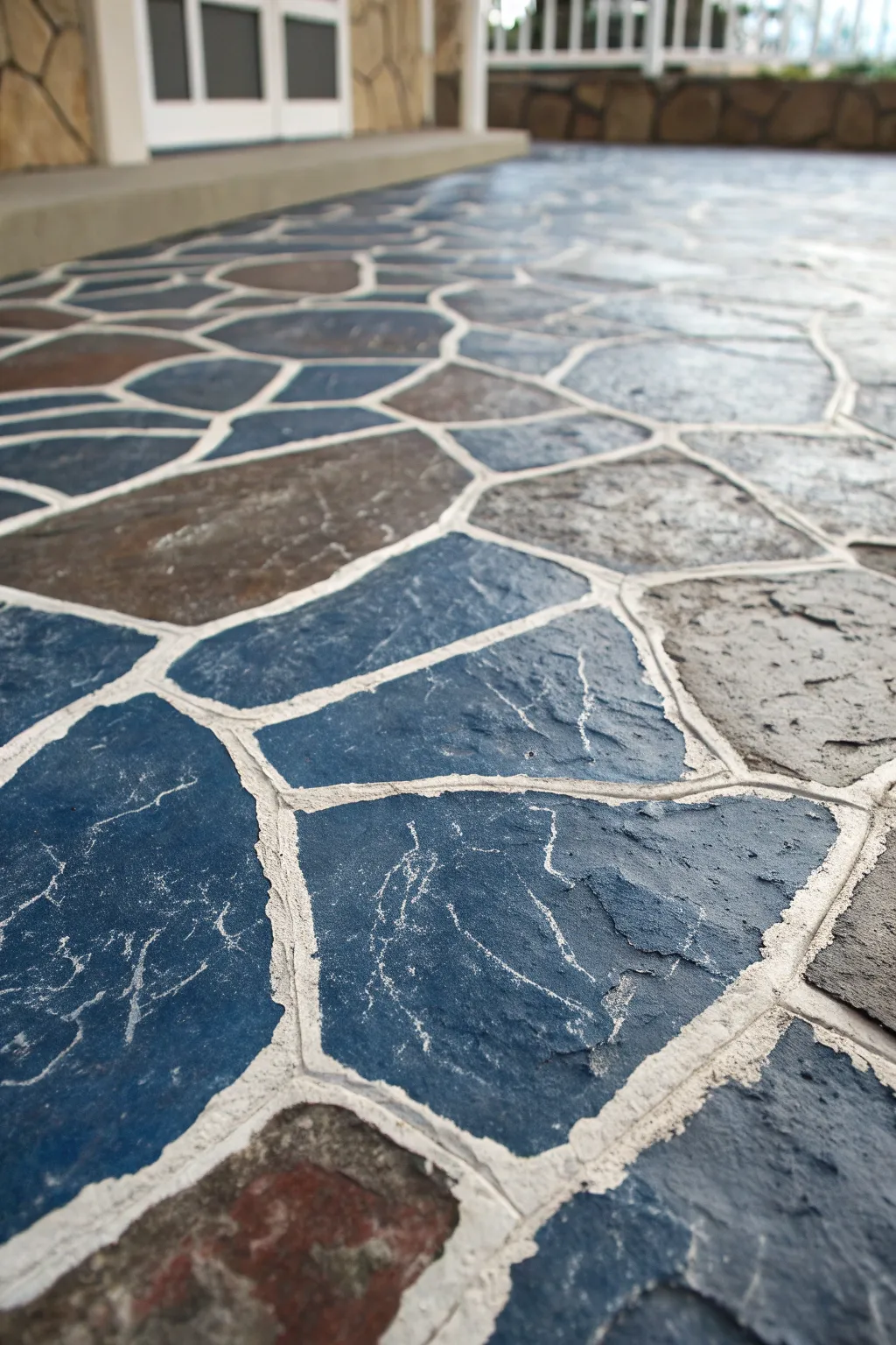 Transform your floor with the stunning sponge paint technique—artistry meets affordability.