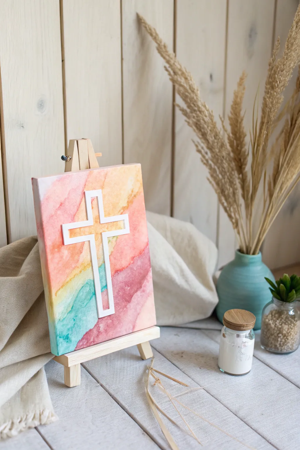 Unleash creativity with this simple and fun Cross Resist Art project for Easter!
