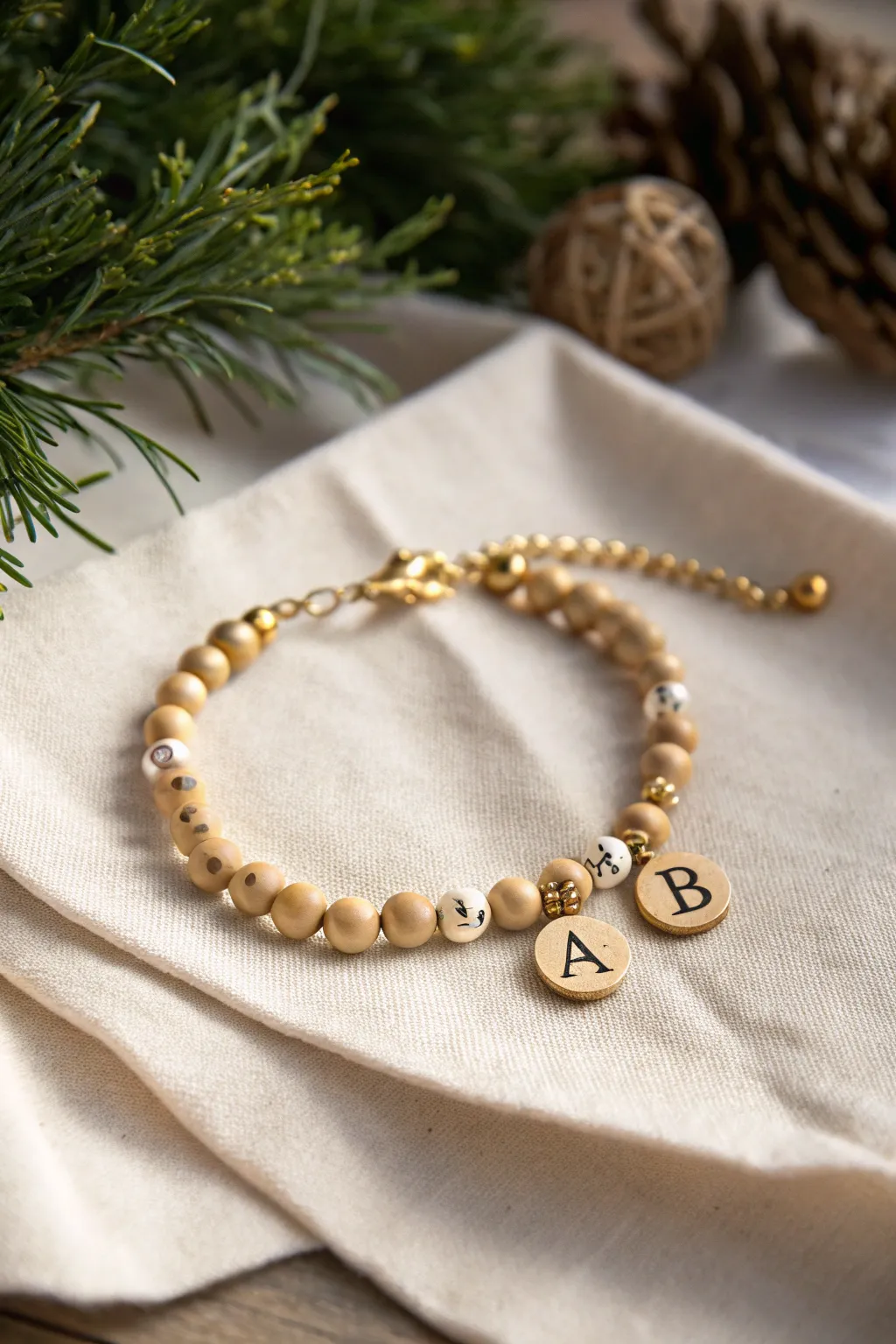 Add a personal touch to your holiday style with elegant initial bracelets that speak to simplicity and beauty.