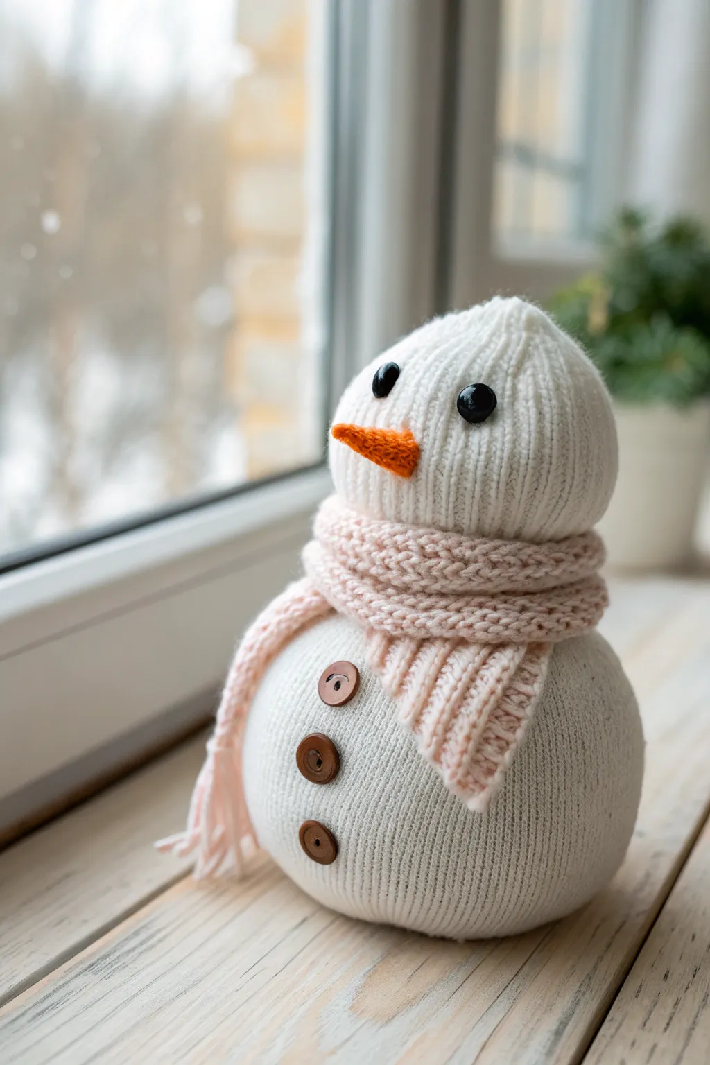 Transform mismatched socks into charming winter companions with this simple and elegant sock snowman craft!