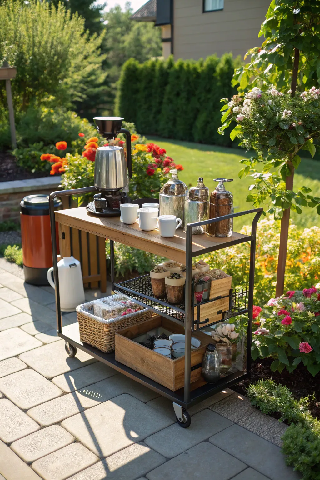 An outdoor coffee cart brings a refreshing twist to your coffee routine.