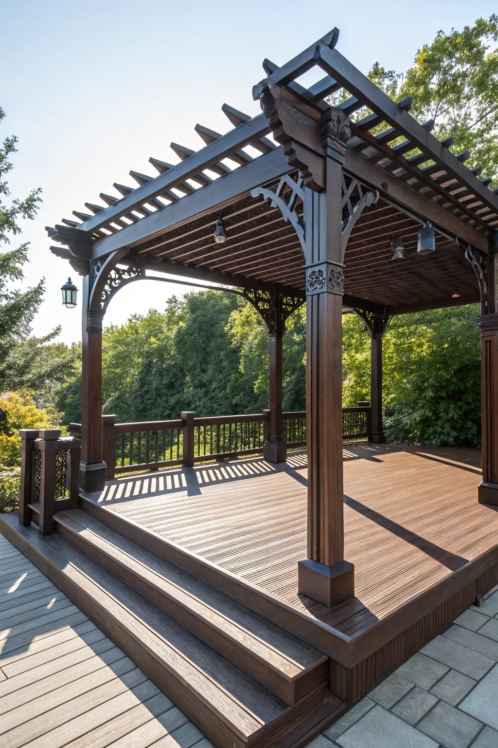 Elevate your outdoor space with pergola perfection - where craftsmanship meets comfort.