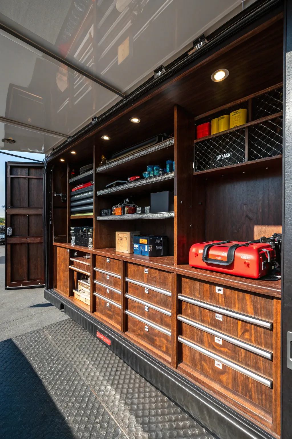 Transform your workspace with versatile and stylish adjustable shelving that adapts to your every need. #Craftsmanship #ToolOrganization