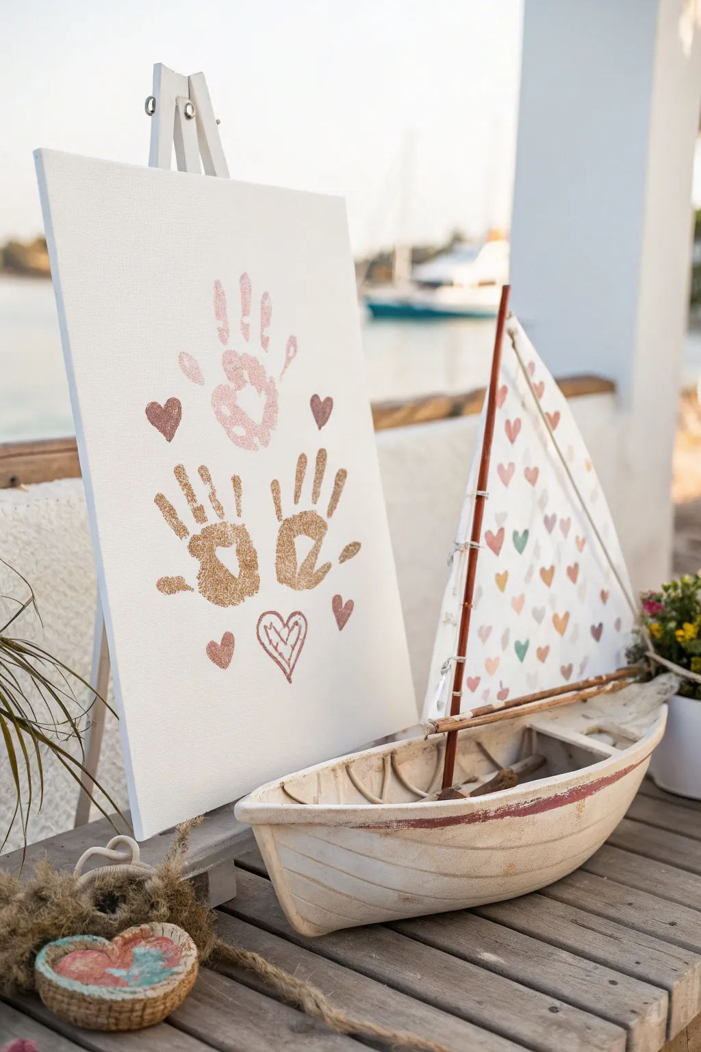 Sail through life's adventures hand in hand. 🌿🎨 #LoveBoatAdventure #MinimalistArt