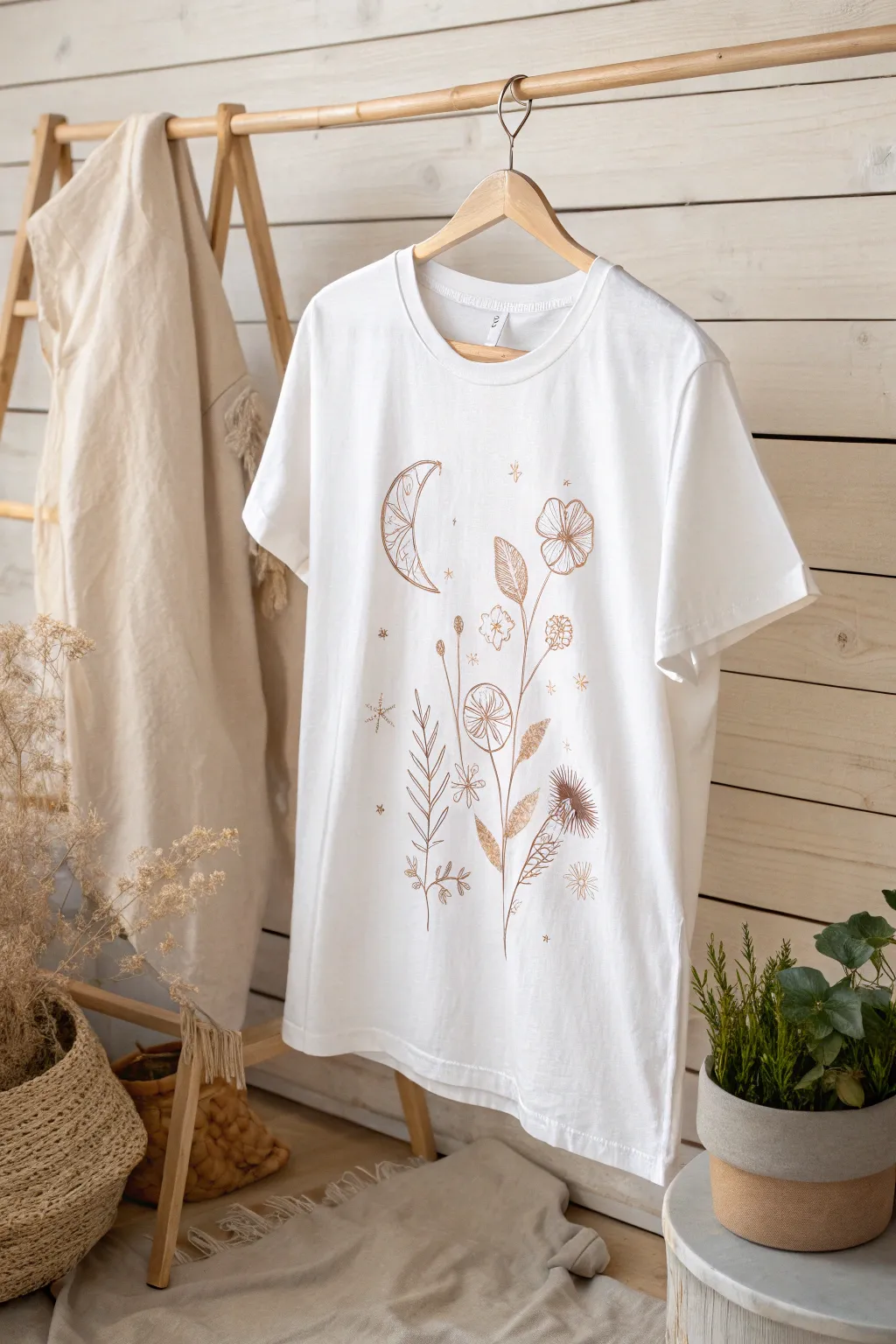 Elevate your style with minimalist charm: Discover the art of customized t-shirts.