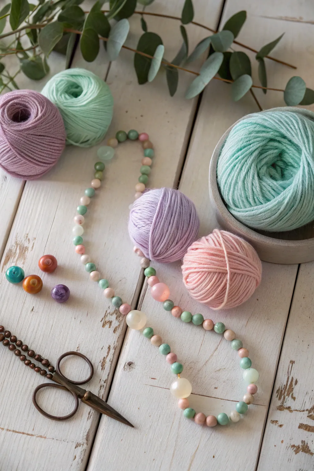 Unleash your creativity with a palette of vibrant craft supplies. Perfect for crafting unique gifts with a personal touch!