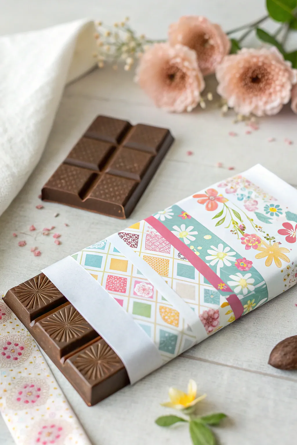 Transform your chocolate gifts with the charm of washi tape magic!