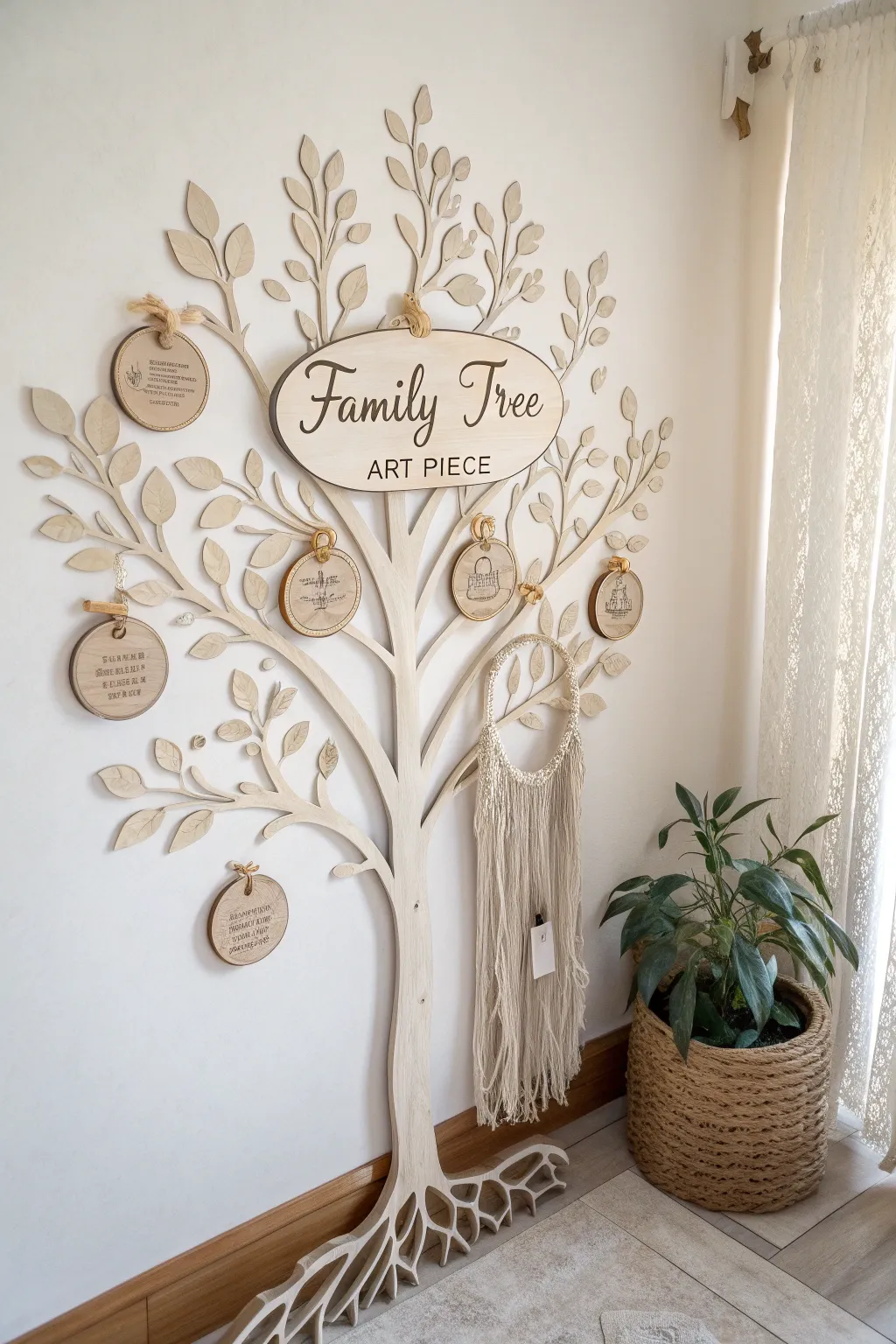 Celebrate your family's legacy with a beautifully crafted family tree art piece, perfect for Mother's Day.