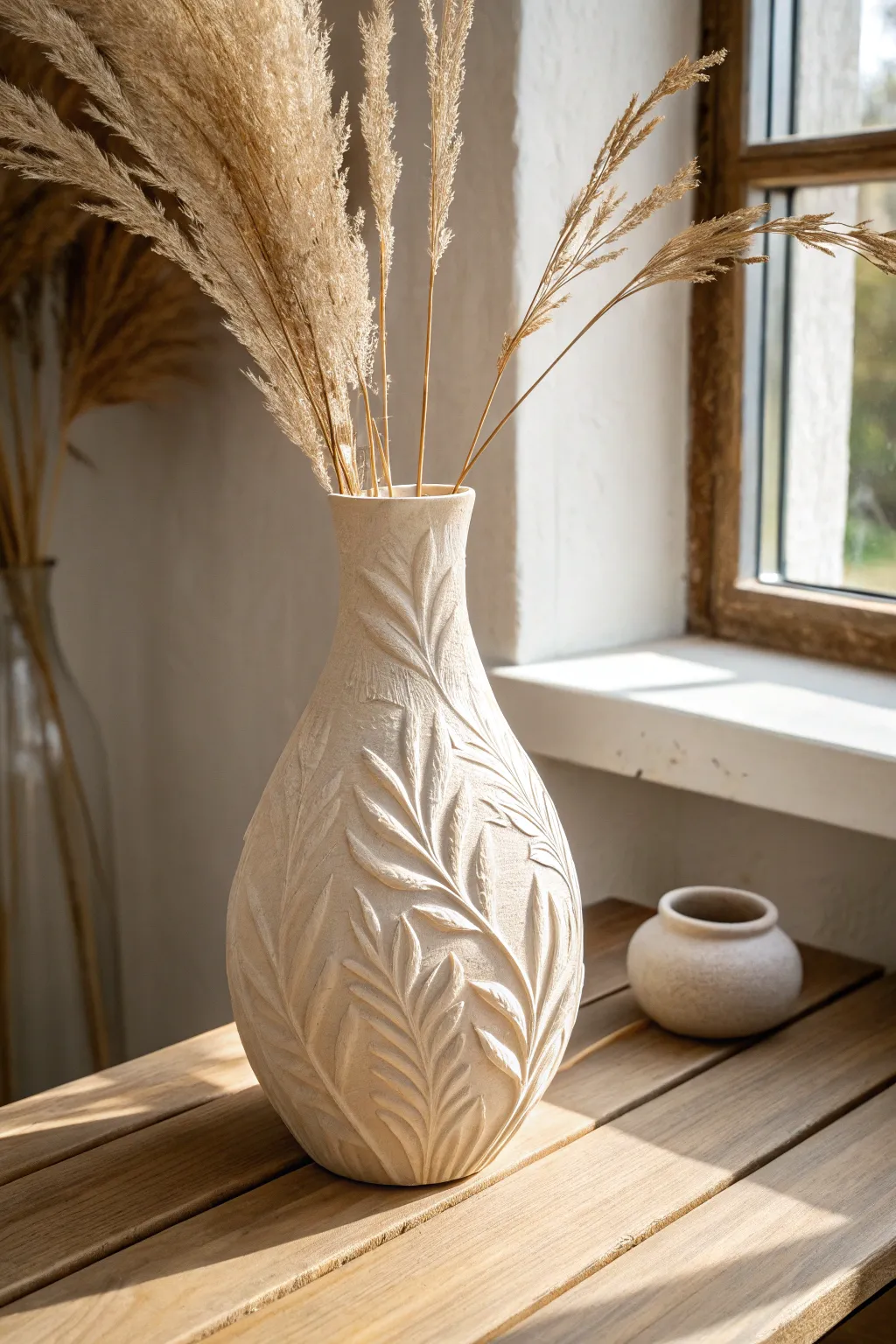 Craft your own serene oasis with the timeless beauty of air-dry clay. 🎨✨