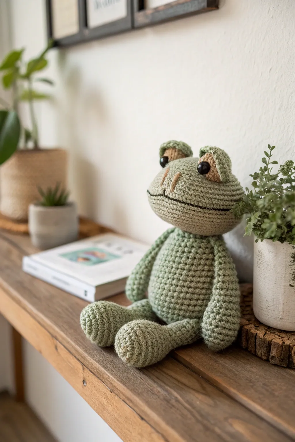 Whimsical Crochet Charm: A Frog Amigurumi for Heartfelt Smiles