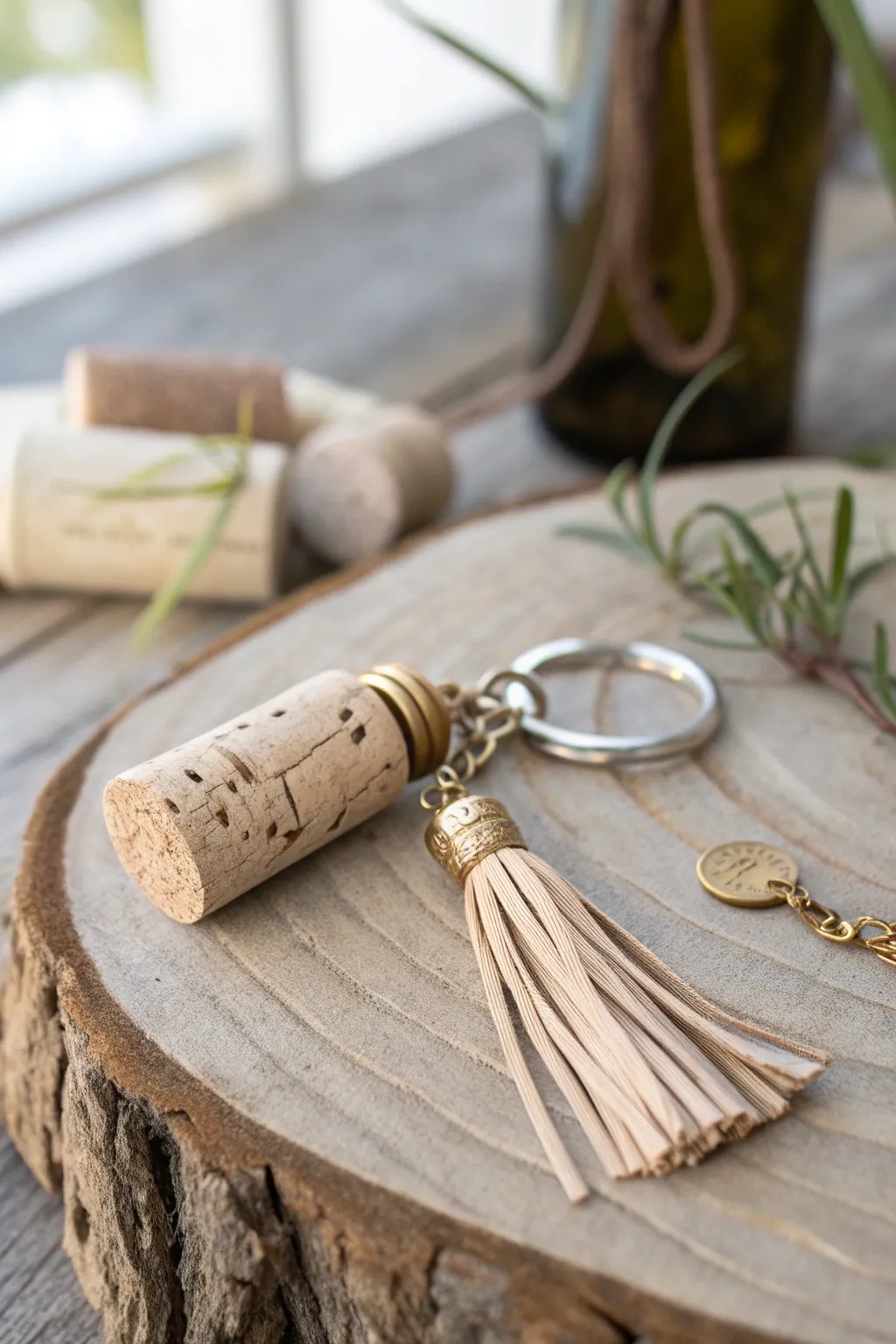 Elevate your keys with a touch of rustic charm and sustainable style.