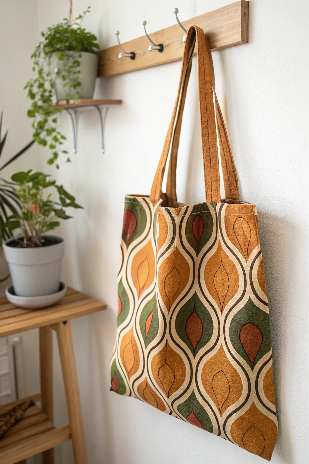 Embrace nostalgia with a retro tote bag that turns every outing into a stylish journey back in time.