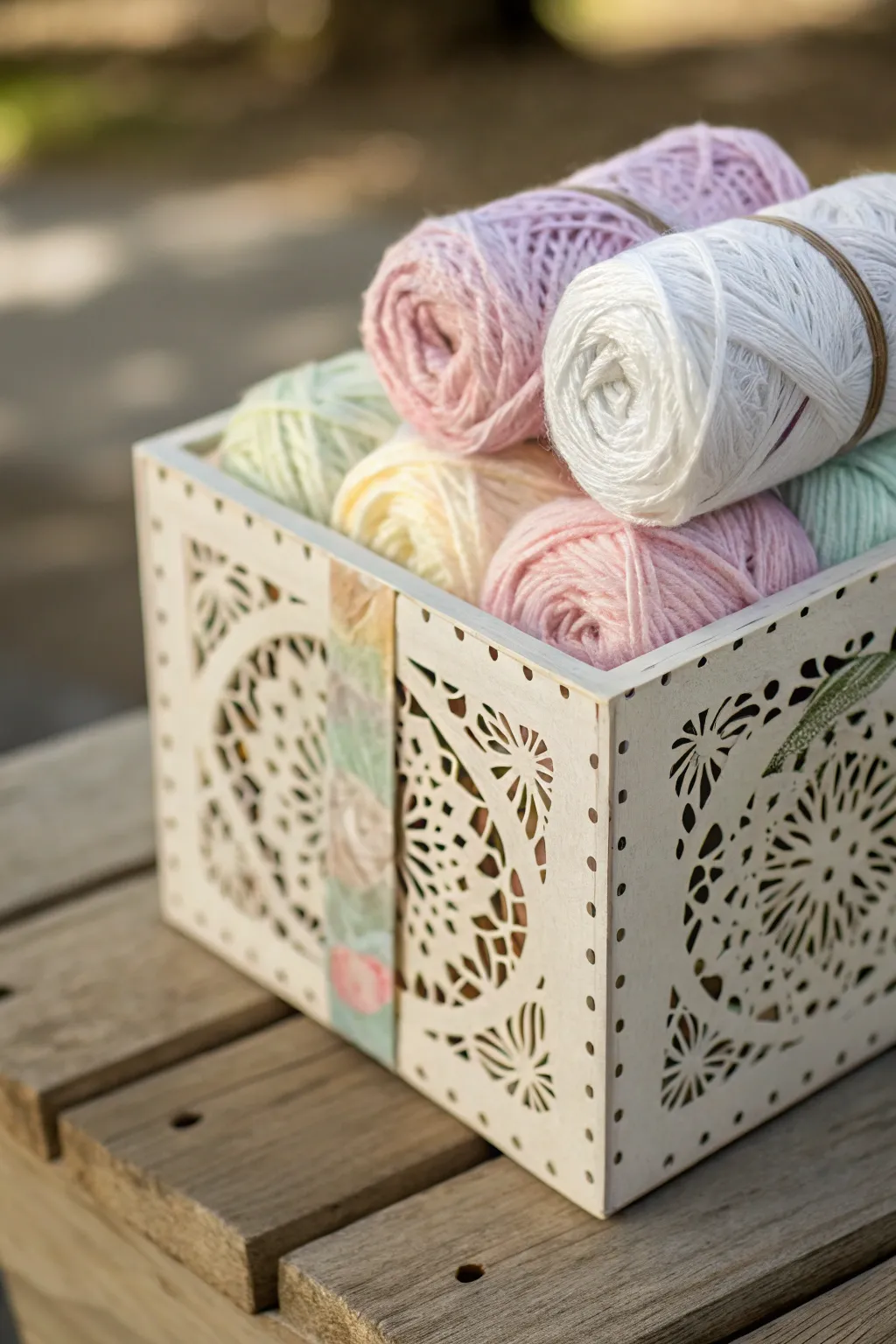 Transform simplicity into art with textured yarn and paper designs. #CraftedElegance #MinimalistBoho