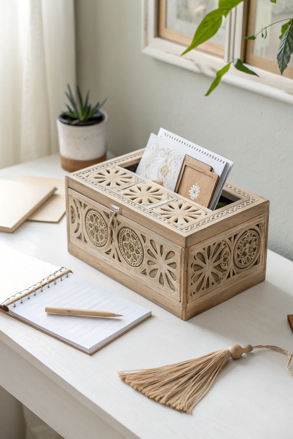 Engage and inspire with this beautifully crafted interactive slot box, perfect for sparking creativity in any space.