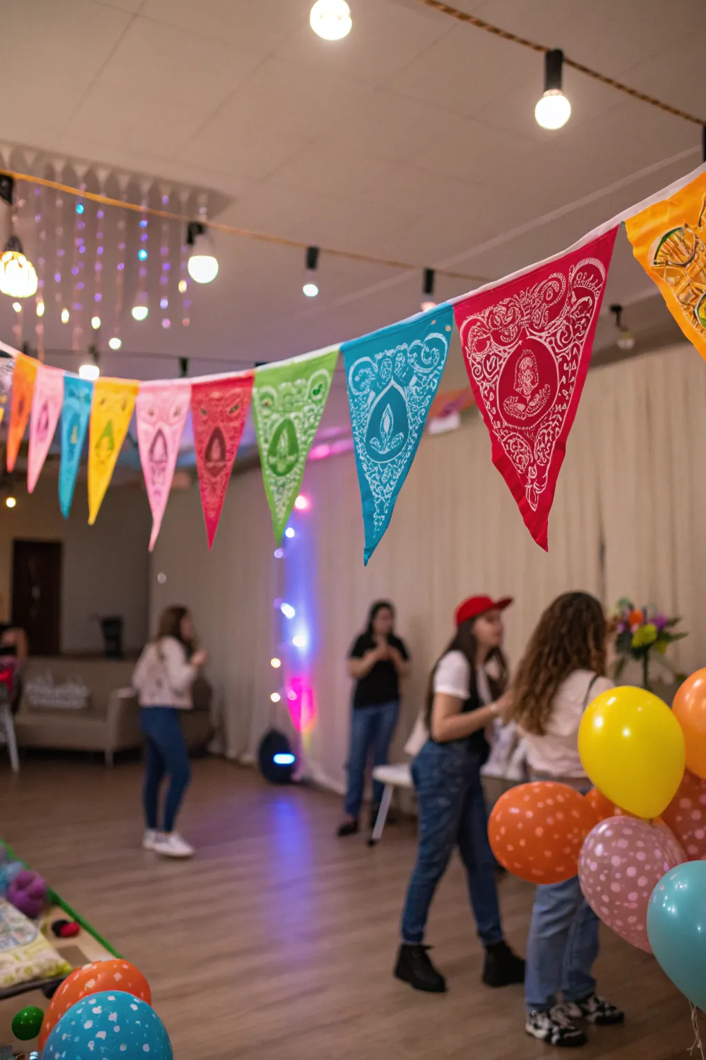 Add flair to your parties with a bandana garland.