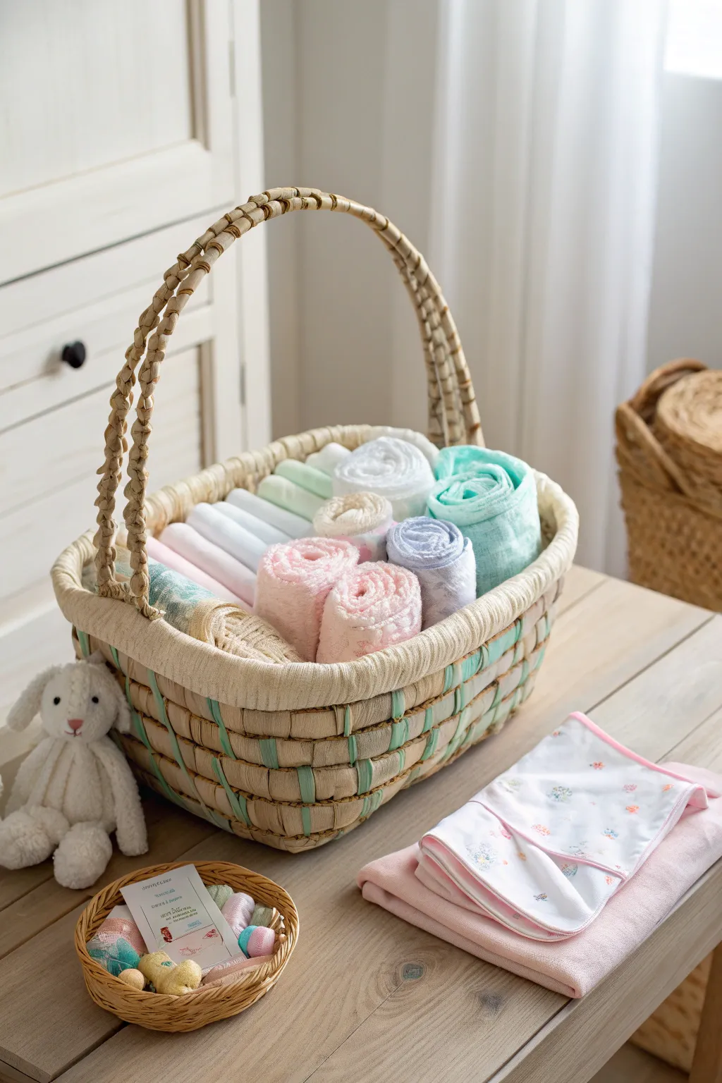 Embrace the gentle whisper of pastels for a soothing nursery touch. #PastelPerfection #ScandiBoho