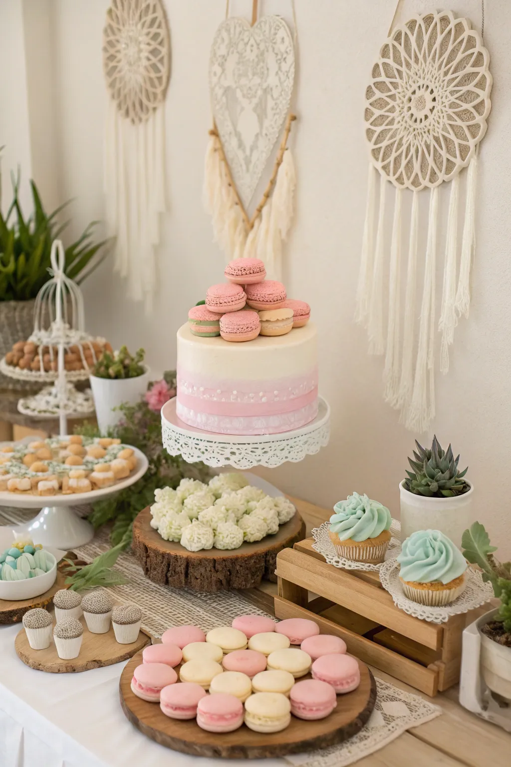 Elevate your celebration with a stunning dessert table that delights the senses and invites guests to indulge.