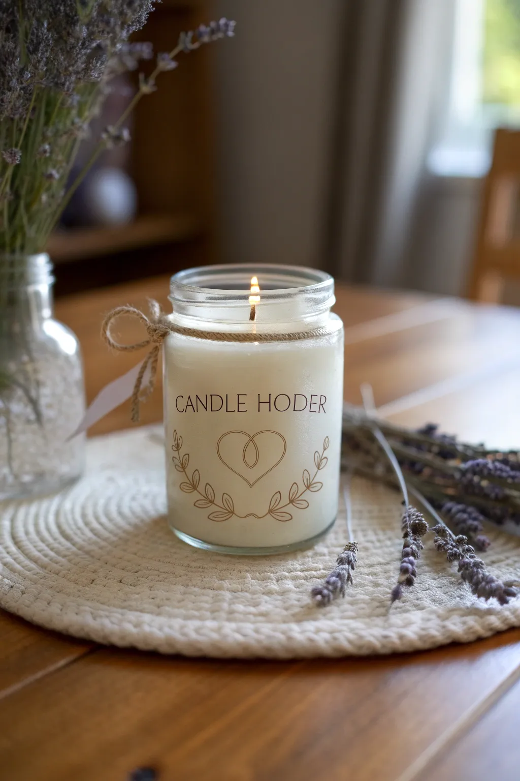Illuminate your love with a handcrafted touch. Perfect for a romantic evening.