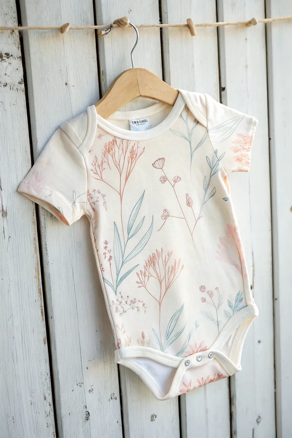 Craft your own masterpiece: Hand-paint a baby onesie with love and creativity.