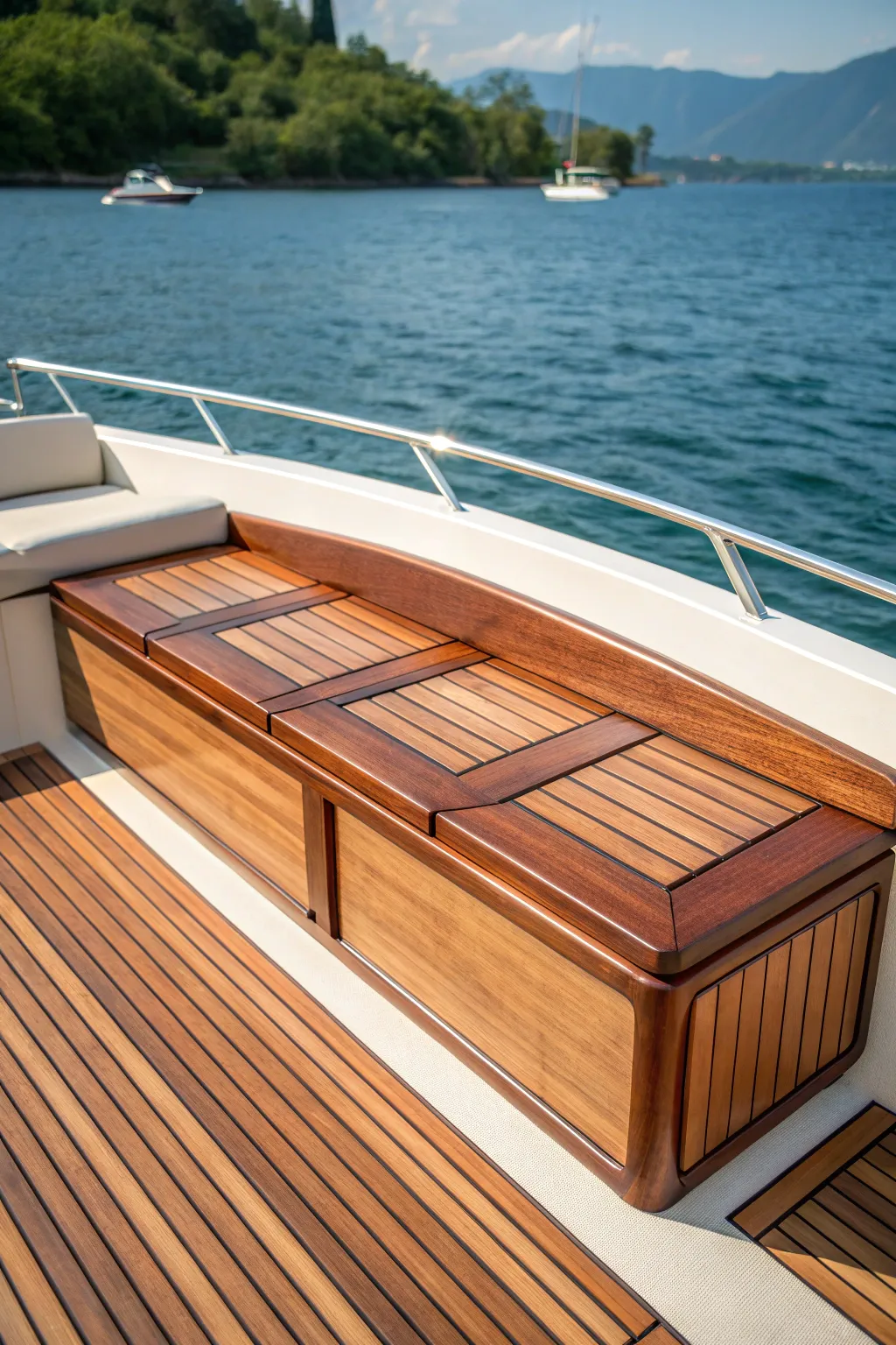 Reimagine your boat's seating with this versatile modular bench—craftsmanship meets versatility in bold style.