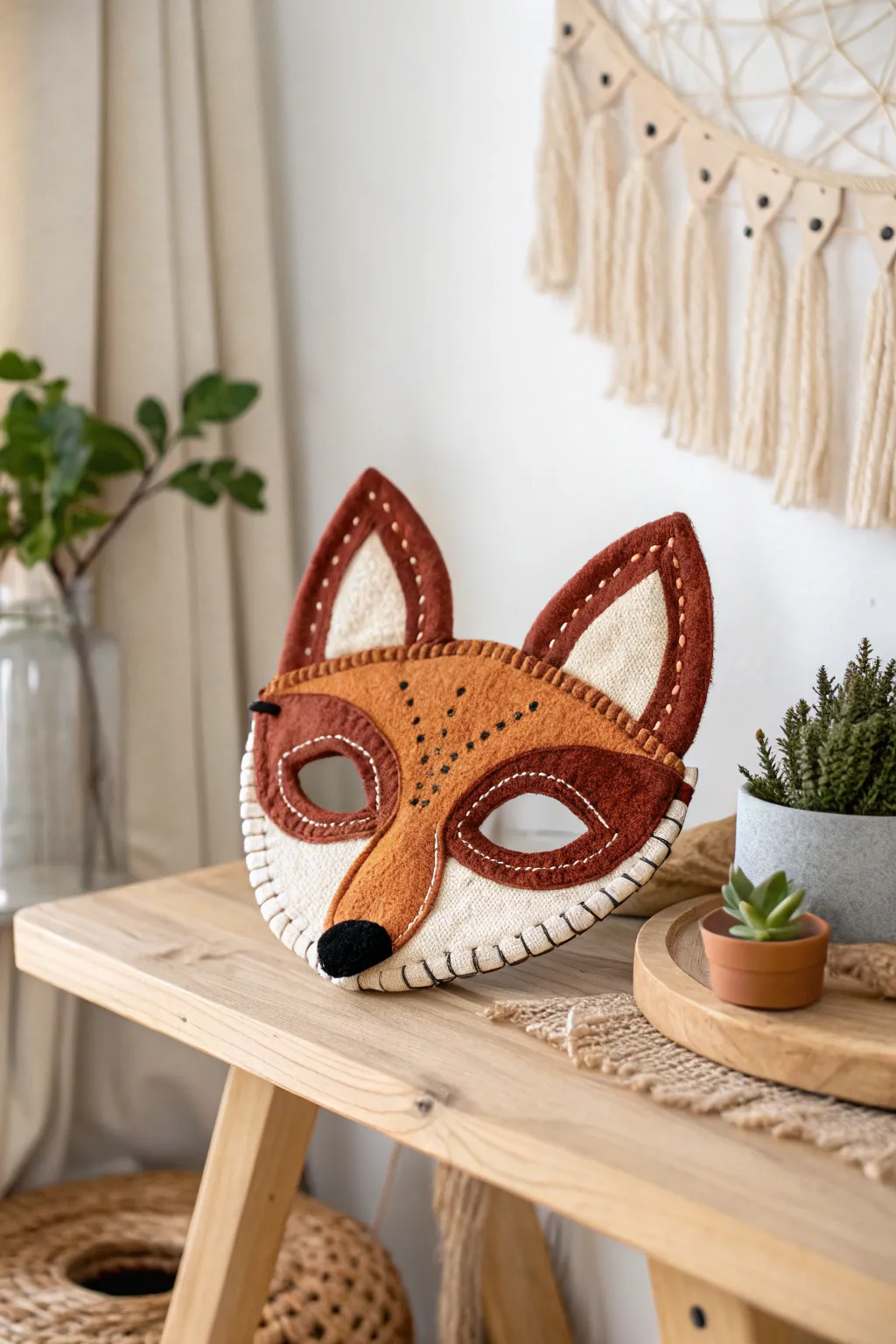 Unleash your wild side: Craft a charming fox mask with ease and style!
