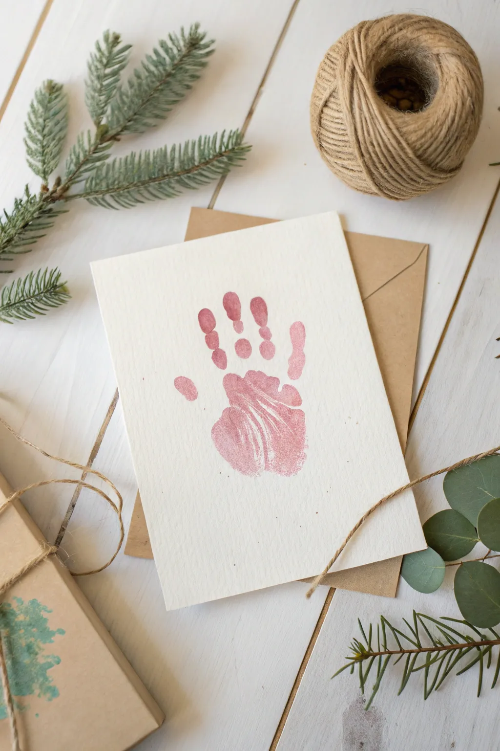 Capture holiday memories with charming handprint cards—perfect keepsakes for loved ones!